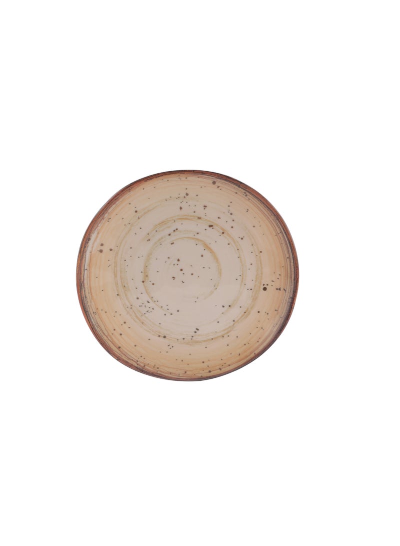 رويال فورد Royalford 9.0" Fine Stone Melamineware Flat Plate- RF12378/ Elegant Color, Perfect for Entrees, Pasta, Salads, Desserts, Sandwiches, Steaks, Main Course Meals/ Lightweight Flatware, Serveware Multicolor - Image 1