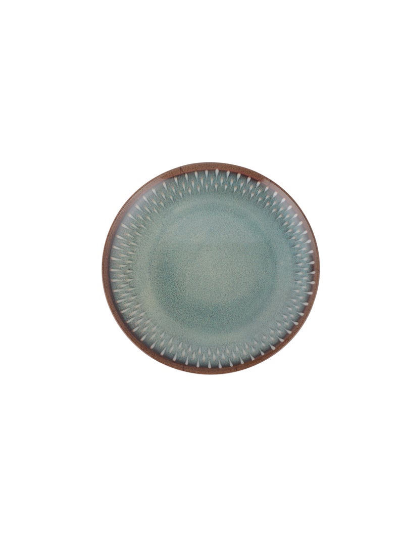 رويال فورد Royalford 8.5" Fine Stone Melamineware Flat Plate- RF12383/ Elegant Color, Perfect for Entrees, Pasta, Salads, Desserts, Sandwiches, Steaks, Main Course Meals/ Lightweight Flatware, Serveware, Dishwasher-Safe Multicolor  - Image 1
