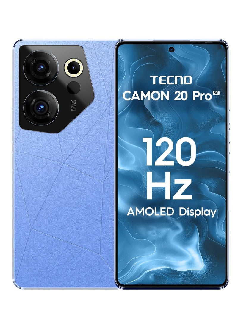 Camon 20s Pro 5G Serenity Blue 8GB RAM 256GB Storage MediaTek Dimensity 8020 Processor | 64MP RGBW G+P OIS Rear Camera|6.67 FHD+ Big AMOLED Screen With Smartwatch and Earbuds - pnsku/N70157349V/45/_/1740653399/cde17239-07cc-4b00-aa06-df556edeb920