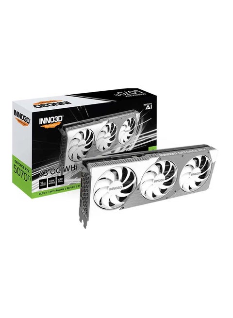 GeForce RTX 5070 Ti X3 OC WHITE Graphics Card White