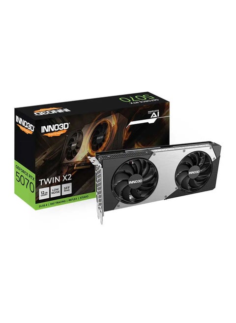 GeForce RTX 5070 TWIN X2 OC Graphics Card Black/Grey