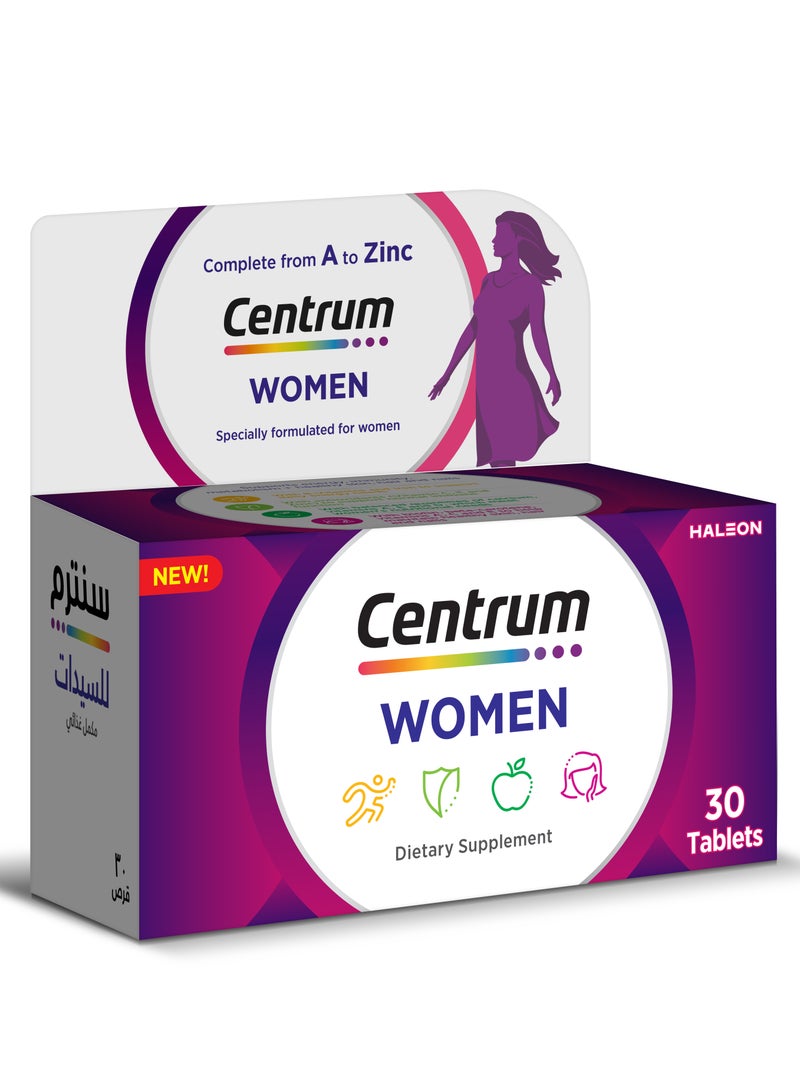 Centrum Women 30 Tablets - pnsku/N70157363V/45/_/1740654244/0d0749db-a5e2-4f02-aa27-0e989b8393b1