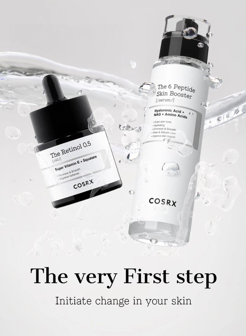 COSRX Due Wrinkle and Elasticity Booster - The 6 Peptide Skin Booster Serum - The Retinol 0.5 Serum -  Certified Original Anti-Aging and Skin Renewal Solutions 170ml - Image 3