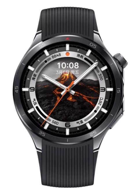 648 mAh OPPO Watch X2 Full Smart Flagship Smartwatch | 1.5" AMOLED Display | Titanium Alloy Case | 631mAh Battery | ECG, Blood Oxygen, and Blood Pressure Monitoring | Dual-Frequency GPS | eSIM Support | Mocha Black Chinese Version Mocha Black