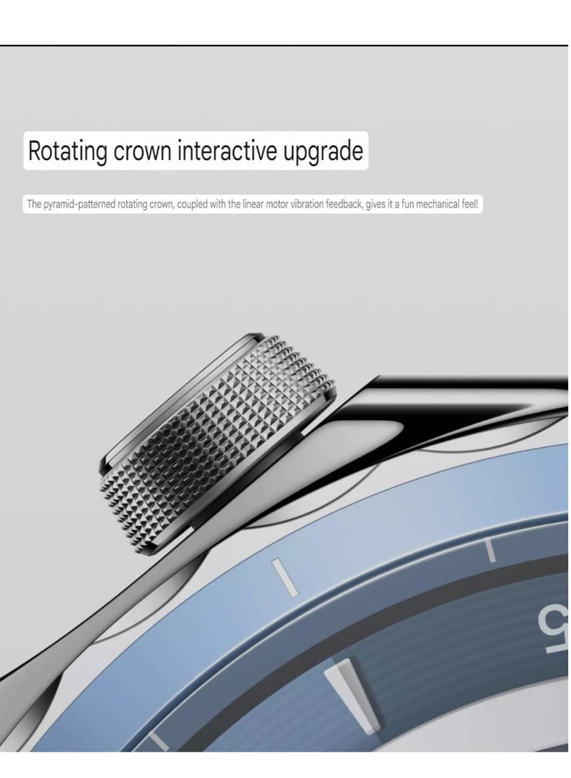 648 mAh OPPO Watch X2 Full Smart Flagship Smartwatch | 1.5" AMOLED Display | Titanium Alloy Case | 631mAh Battery | ECG, Blood Oxygen, and Blood Pressure Monitoring | Dual-Frequency GPS | eSIM Support | Mocha Black Chinese Version Mocha Black