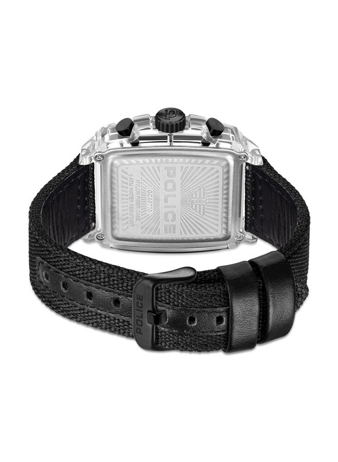 بوليس - Men's Clout Quartz Multi-Function Watch with TR90 Case & Four Distinct Straps, 43mm - Image 1
