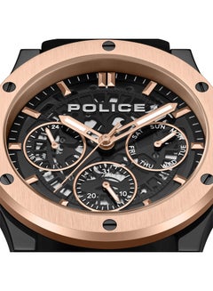 POLICE Men's Knotty Watch, 42mm Stainless Steel Case, Multi-Function Display & Silicone Strap  - Image 4