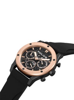 POLICE Men's Knotty Watch, 42mm Stainless Steel Case, Multi-Function Display & Silicone Strap  - Image 2