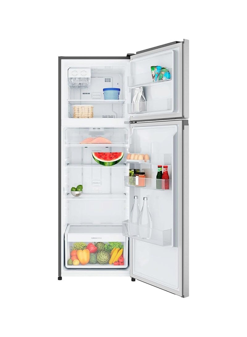 Electrolux Top Mount Refrigerator 341L Net Capacity, AI AutoSense 2 Door Top Freezer Fridge, Low Energy Consumption with Inverter Compressor, No Frost Fridge with Low Noise & Deodorizer ETM3400L-S Stainless Steel - Image 2