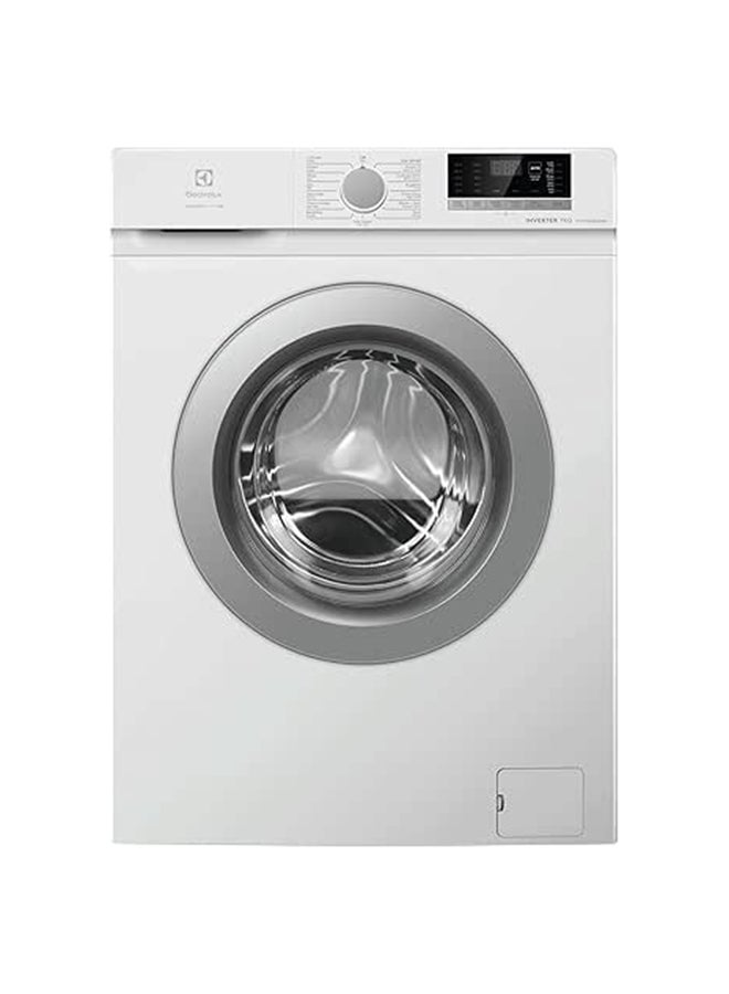 الكترولوكس 7KG BLDC Inverter Motor Washing Machine, 1200RPM, 15 Programs, Fully Automatic Freestanding Washer, 5 Star Energy Efficiency, LED Indicator, Hygiene Care & Tub Clean EWF7028M6WA White  - Image 1