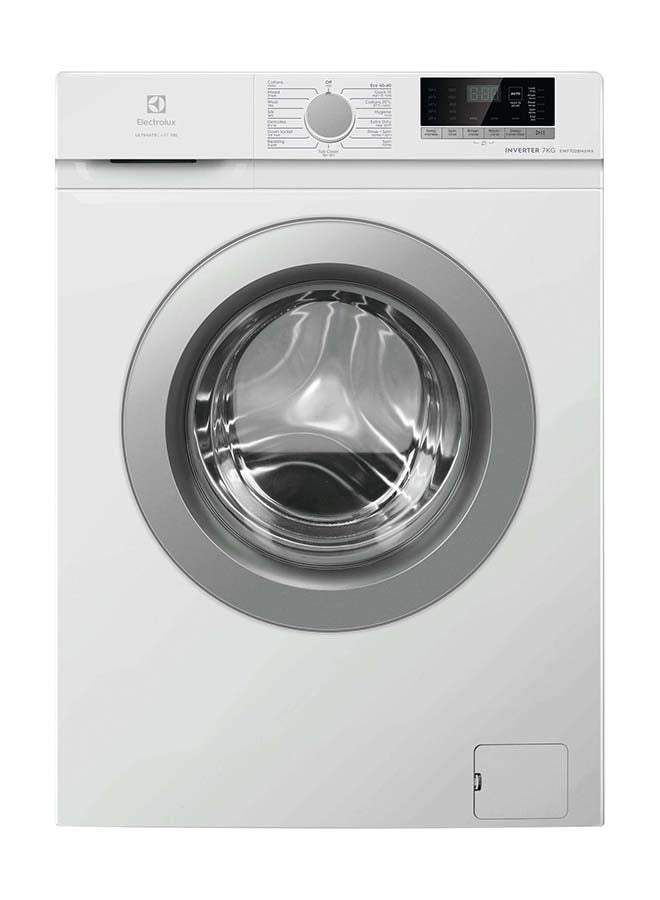 Electrolux 7KG Freestanding Washing Machine, 15 Programs, Fully Automatic, 5 Star Energy Efficiency, BLDC Inverter Motor, 1200RPM, EWF7028M6WA + Free 6-Month Supply of Ecover Laundry Detergent EWF7028M6WA White - Image 1