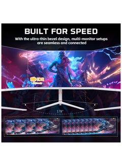TWISTED MINDS Frost Series 24.5" FHD Gaming Monitor - 180Hz Refresh Rate, 0.5ms Response Time, Fast IPS Panel, HDR10, HDMI 2.1, DisplayPort 1.4, 120% sRGB, Low Blue Light, FreeSync, Adjustable Stand, VESA Mount, PS5, Xbox Series X|S & Switch Compatible, TMA24FHD180IPS White  - Image 4