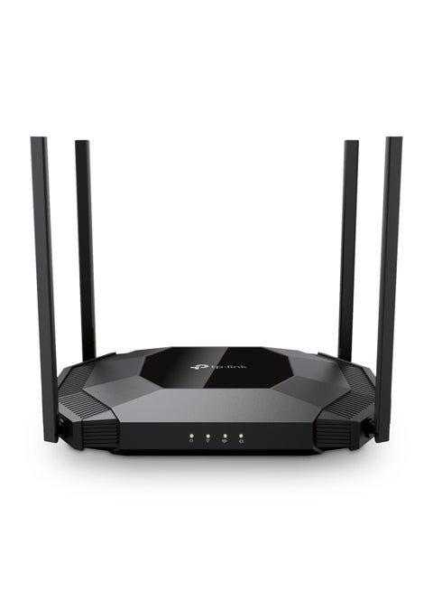 TL-WA3001 AX3000 Gigabit Wi-Fi 6 Access Point, Dual Band 2.4GHz 574Mbps & 5GHz 2402Mbps, 4 Fixed Antennas, Passive PoE, WPA3 Security, Multi-SSID, Access Point/Range Extender/Client Modes, SNMP, PoE Power Injector, FCC Certified, 48V Power Supply Black