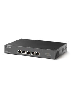 TP-LINK TL-SX105 5-Port 10G Multi-Gigabit Desktop Switch, Auto-Negotiation & Auto-MDI/MDIX, 100 Gbps Switching Capacity, Fanless, Silent Operation, External Power Adapter, Plug & Play, Ideal for LAN Parties, Gaming, Home Offices, and Workstations. Black  - Image 3