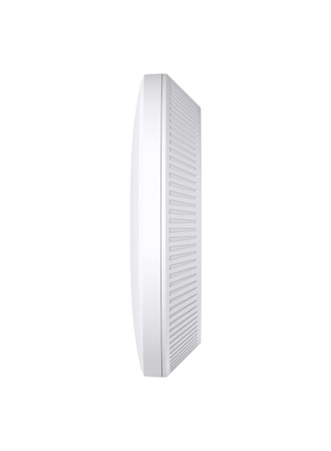 TP-LINK - EAP723 BE3600 Ceiling Mount Wi-Fi 7 Access Point, Dual-Band 2882 Mbps (5 GHz) + 688 Mbps (2.4 GHz), 1× 2.5G Ethernet Port, 250+ Clients, Seamless Roaming, MU-MIMO, Mesh, 160 MHz Bandwidth, OFDMA, Captive Portal, WPA3, PoE/12V DC Power, Centralized Management, Ceiling/Wall Mount Kit Included White - Image 1