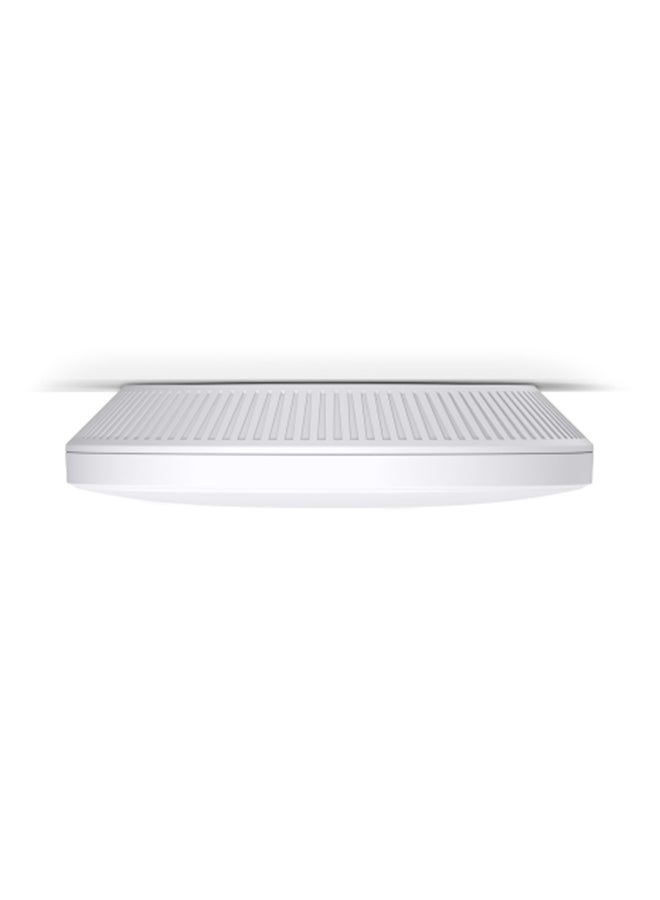 TP-LINK - EAP723 BE3600 Ceiling Mount Wi-Fi 7 Access Point, Dual-Band 2882 Mbps (5 GHz) + 688 Mbps (2.4 GHz), 1× 2.5G Ethernet Port, 250+ Clients, Seamless Roaming, MU-MIMO, Mesh, 160 MHz Bandwidth, OFDMA, Captive Portal, WPA3, PoE/12V DC Power, Centralized Management, Ceiling/Wall Mount Kit Included White - Image 1