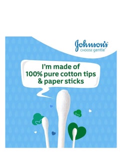 جونسون 600-Piece Baby Cotton Buds (6 Packs Of 100)  - Image 3