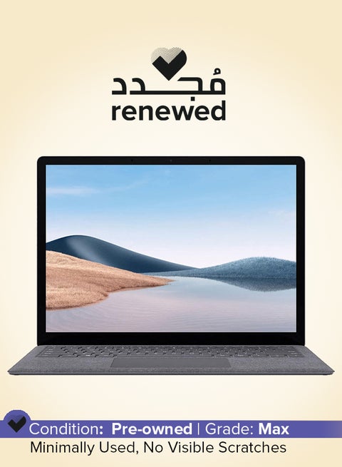 Renewed - Surface Laptop With 13-Inch Full HD  Display,Intel Core i5-1135G7 Processor/Hexa Core/11th Gen/8GB RAM/256GB SSD/Windows 10 Home English Silver
