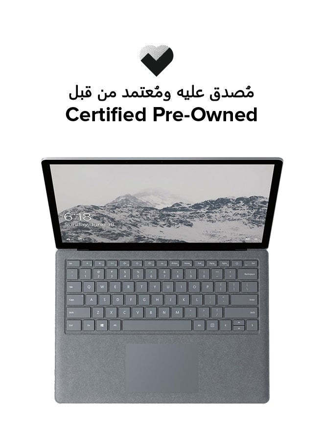 Microsoft Certified Pre Owned - Surface Laptop With 13-Inch Full HD  Display,Intel Core i5-8400T Processor/Hexa Core/8th Gen/16GB RAM/256GB SSD/Windows 10 Home English Silver  - Image 1