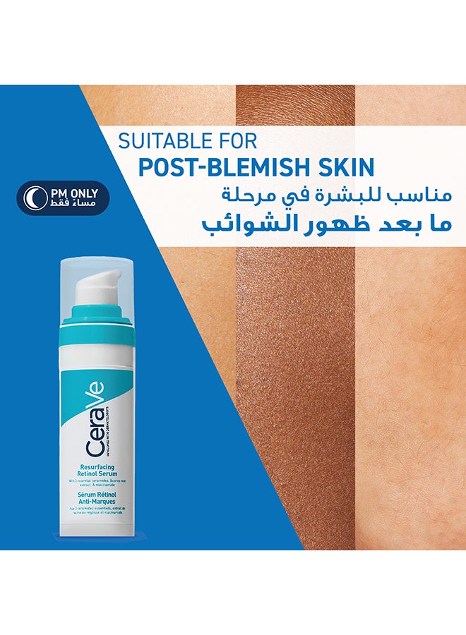 CeraVe - Resurfacing Retinol Serum To Reduce The Appearance Of Post-Acne Marks And Pores With Retinol, Licorice Root Extract & Niacinamide 30ml - Image 1