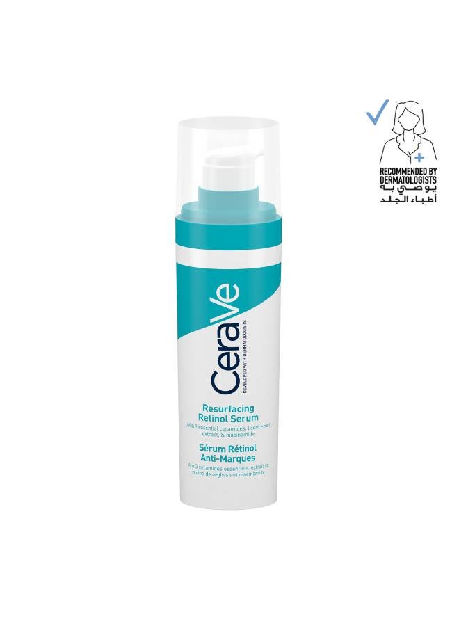 Resurfacing Retinol Serum To Reduce The Appearance Of Post-Acne Marks And Pores With Retinol, Licorice Root Extract & Niacinamide 30ml