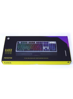ميكرو ديجيت 104 Keys Gaming Keyboard is Stylish, RGB LED Backlight, Light Weight, Smooth and Suspended Touch keys multicolour  - Image 4