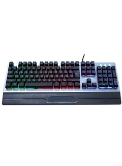 ميكرو ديجيت 104 Keys Gaming Keyboard is Stylish, RGB LED Backlight, Light Weight, Smooth and Suspended Touch keys multicolour  - Image 2