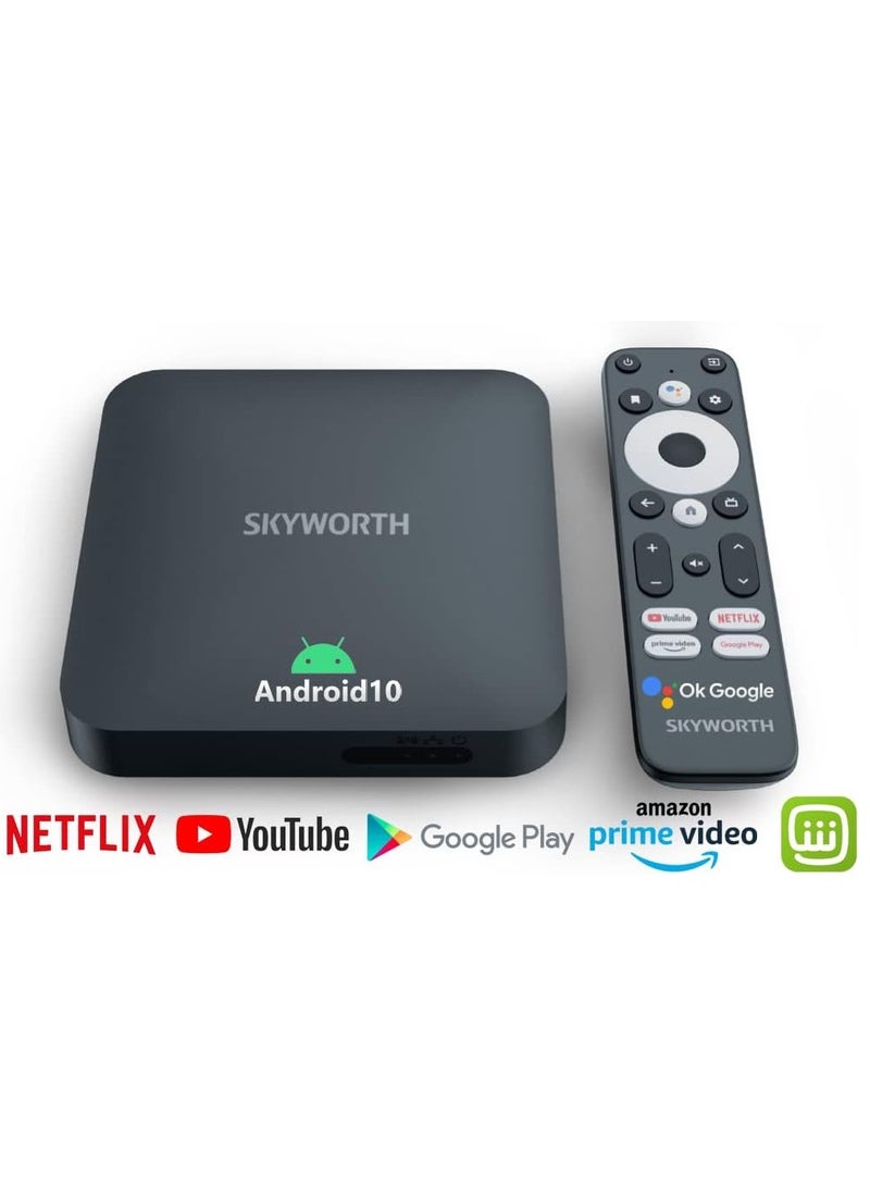 سكاي ورث - سكاي ورث ليب-S1 صندوق تلفزيون أندرويد بدقة 4K ألترا HD – تجربة بث 4K استثنائية، تصميم أنيق Leap-S1 - Image 1