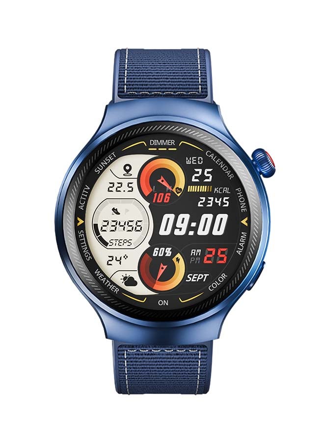 ITEL Smart Watch O43 1.43" AMOLED 2.5D AOD Display, IP68 Waterproof, 100+ Sports Mode, Health Monitor, Full Metal Starlight Design, Fast Charging Tranquil Blue  - Image 2