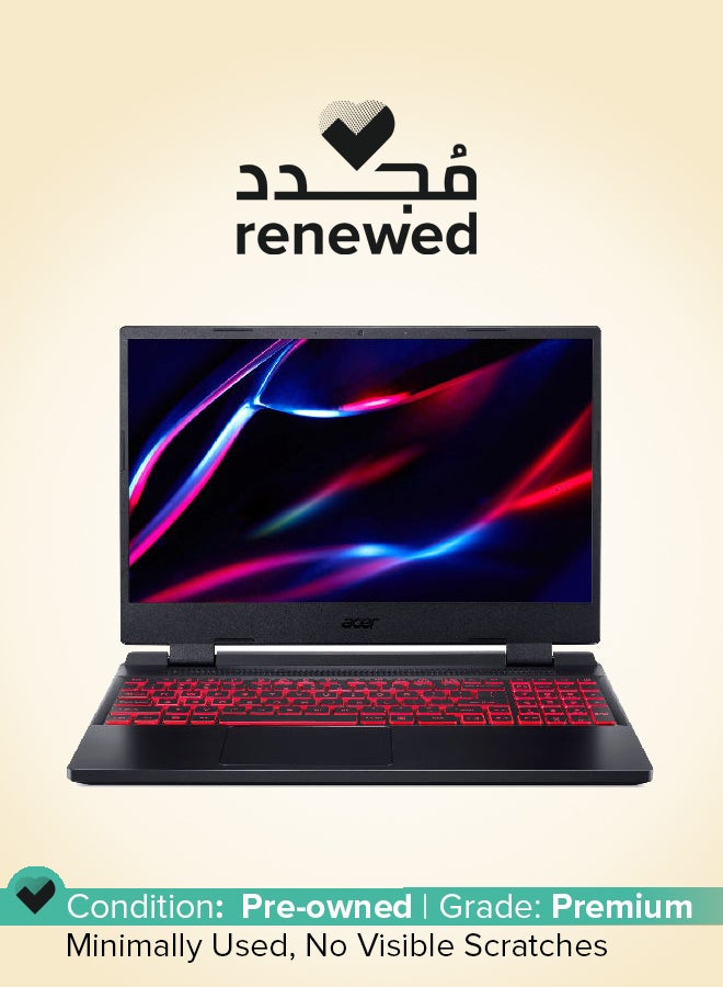 Renewed - Nitro 5 Gaming Laptop With 15.6-inch Full HD IPS 144Hz Display, Core i7-12650H Processor/16GB RAM/512GB SSD/DOS(Without Windows)/Geforce RTX 4050 6GB English/Arabic Obsidian Black - pnsku/N70158111V/45/_/1740909809/479df83c-d076-4b6b-b03f-b053c4b785ae