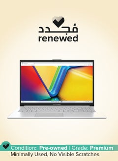 ASUS Renewed - VivoBook Go Laptop With 15.6-inch Full HD (1920x1080) Display,Core i3-N305 Processor/8GB RAM DDR4/256GB SSD/DOS(Without Windows)/Intel UHD 600 Graphics/ English/Arabic Cool Silver  - Image 1