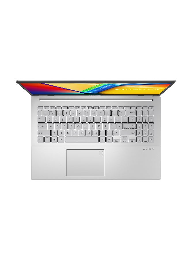 ASUS - Renewed - VivoBook Go Laptop With 15.6-inch Full HD (1920x1080) Display,Core i3-N305 Processor/8GB RAM DDR4/256GB SSD/DOS(Without Windows)/Intel UHD 600 Graphics/ English/Arabic Cool Silver - Image 1