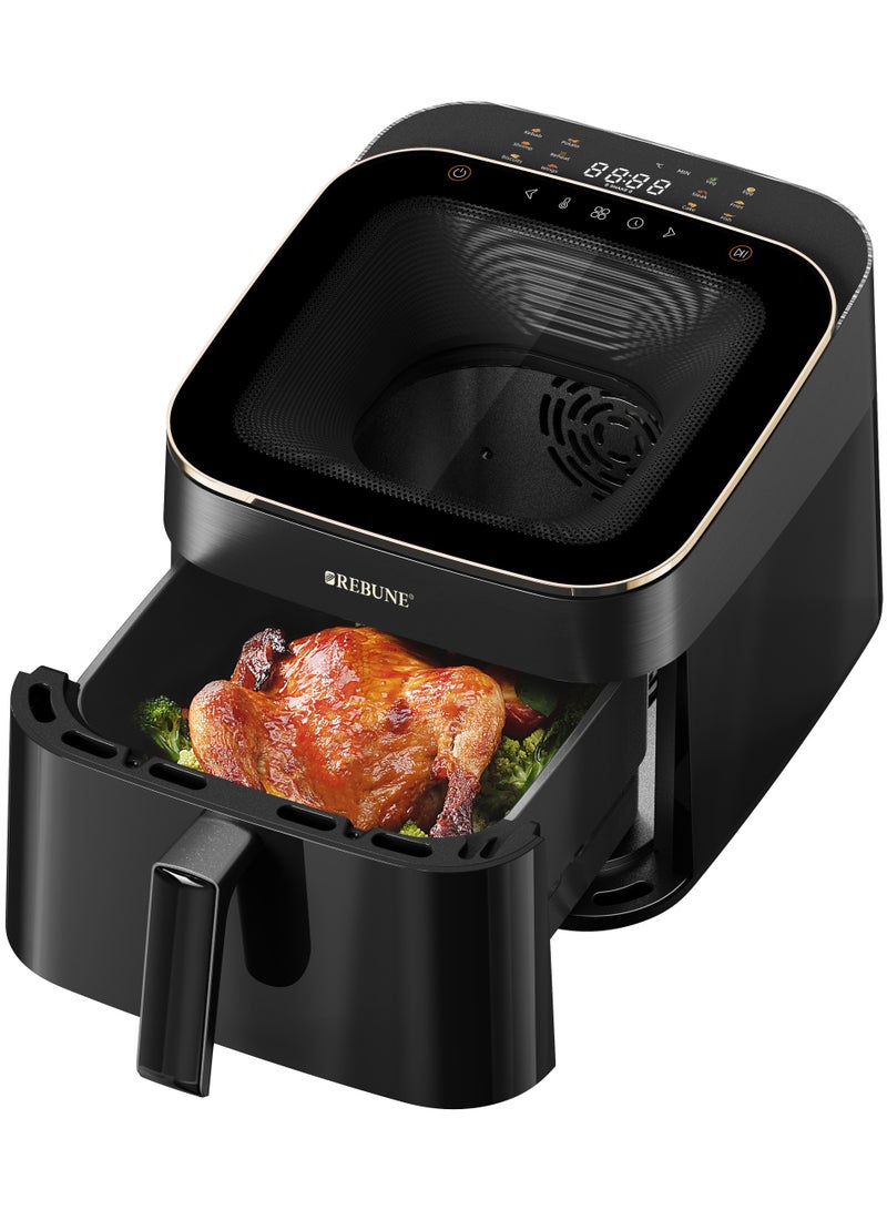 ريبون قلاية هوائية بدون شفرات – طعام صحي بقرمشة مثالية! 6.5 L 1700 W RE-11-066 - Image 2