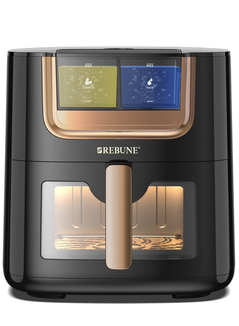 REBUNE Air Fryer – Professional Cooking with a Modern Touch 7 L 1800 W RE-11-067 Black - Image 1