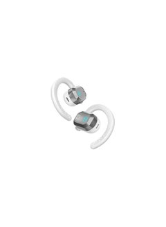 EDIFIER Air 2 Open Ear Earbuds with Ear Loops, Bluetooth 5.3 Open Ear Wireless Headphones with Boosted Bass, Built-in ENC Mic, 28H Playtime, RGB, Silicone Earhook for Workout Running Gaming White  - Image 1