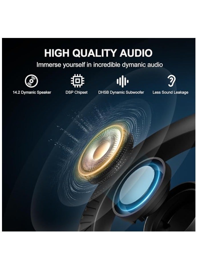 EDIFIER - Air 2 Open Ear Earbuds with Ear Loops, Bluetooth 5.3 Open Ear Wireless Headphones with Boosted Bass, Built-in ENC Mic, 28H Playtime, RGB, Silicone Earhook for Workout Running Gaming Black - Image 1