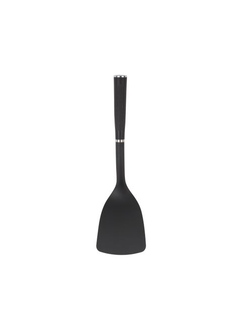 Royalford Nylon Turner- RF11917| Perfect for Flipping, Transferring and Tossing, Suitable for Non-Stick Cookware Black
