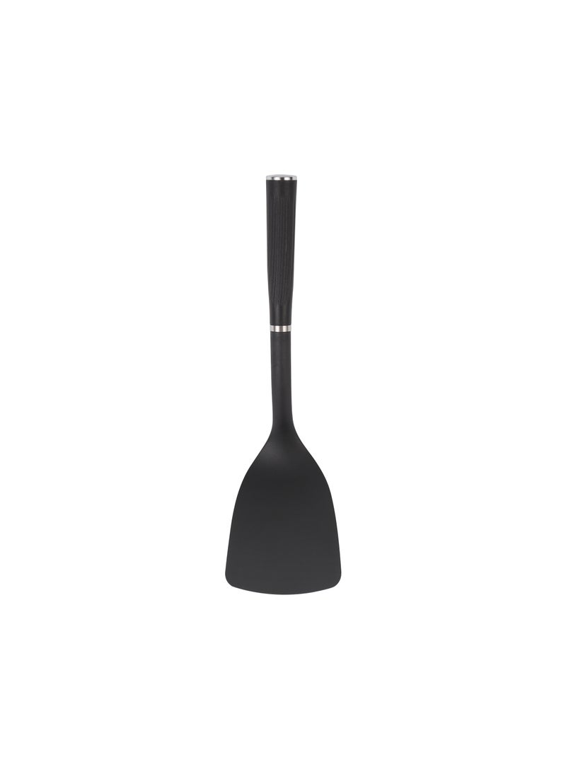 Royalford Nylon Turner- RF11917| Perfect for Flipping, Transferring and Tossing, Suitable for Non-Stick Cookware Black