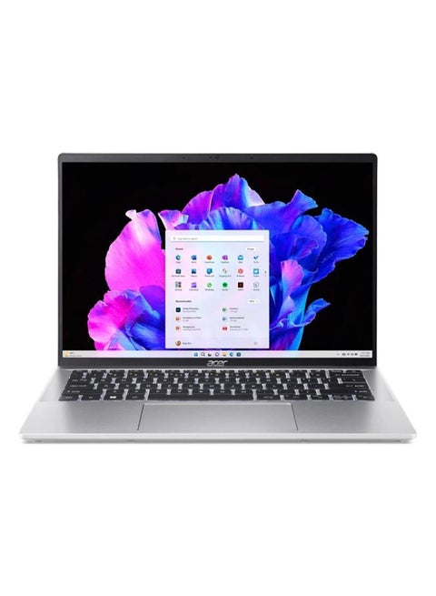 Swift Go SFG14 Ultra-Thin Laptop 14-Inch With WUXGA Touch Display, Core Ultra 5-125H 14 Cores Upto 4.5GHz/8GB LPDDR5 RAM/512GB SSD /Intel Arc Graphics/Windows 11 Home/ English Silver