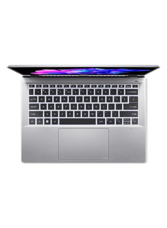 Swift Go SFG14 Ultra-Thin Laptop 14-Inch With WUXGA Touch Display, Core Ultra 5-125H 14 Cores Upto 4.5GHz/8GB LPDDR5 RAM/512GB SSD /Intel Arc Graphics/Windows 11 Home/ English Silver - pnsku/N70158184V/45/_/1741002601/aa90e49c-1cf2-4c6d-a368-a844d7a408a1