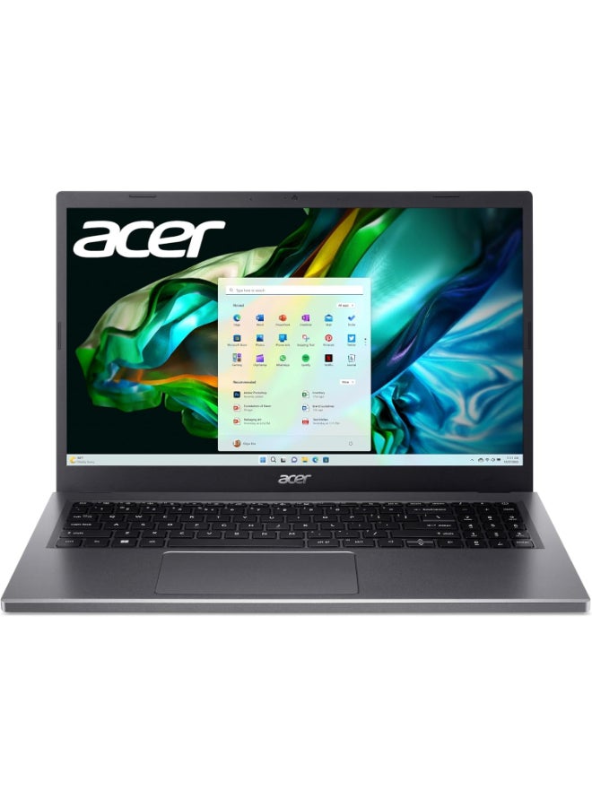 Acer Aspire 5 Laptop With 15.6-Inch FHD IPS Touch Display, Core i5-13420H Processor/16GB RAM/512GB SSD/Intel Iris UHD Graphics/Windows 11/ English Grey  - Image 1