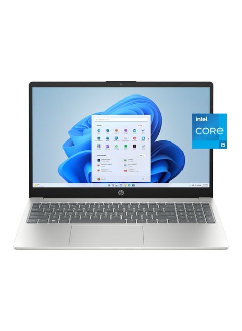 15-FD0095WM Laptop With 15.6-Inch FHD IPS Display, Core i5-1235U Processor/8GB RAM/256GB SSD/Intel Iris Xe Graphics/Windows 11 Home English Silver