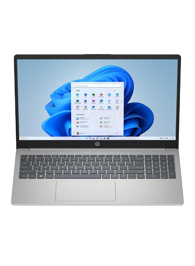 HP - 15-FD0095WM Laptop With 15.6-Inch FHD IPS Display, Core i5-1235U Processor/8GB RAM/256GB SSD/Intel Iris Xe Graphics/Windows 11 Home English Silver - Image 1