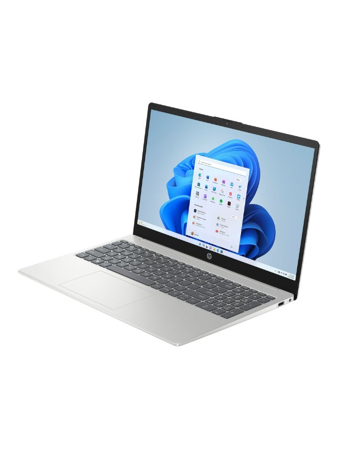 HP - 15-FD0095WM Laptop With 15.6-Inch FHD IPS Display, Core i5-1235U Processor/8GB RAM/256GB SSD/Intel Iris Xe Graphics/Windows 11 Home English Silver - Image 1
