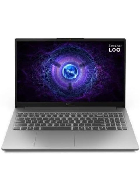 LOQ Essential Gaming Laptop With 15.6-Inch FHD 144Hz  Notebook Intel Core i5-12450HX/ 8GB DDR5 RAM/ 512GB SSD/4GB NVIDIA GeForce RTX 2050/Windows11/ English Luna Grey