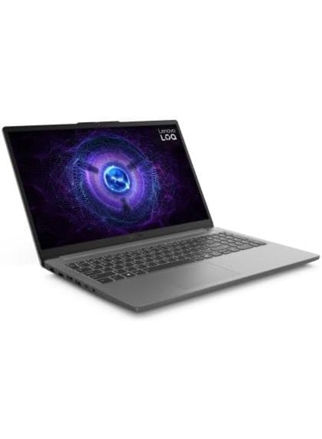Lenovo - LOQ Essential Gaming Laptop With 15.6-Inch FHD 144Hz  Notebook Intel Core i5-12450HX/ 8GB DDR5 RAM/ 512GB SSD/4GB NVIDIA GeForce RTX 2050/Windows11/ English Luna Grey - Image 1
