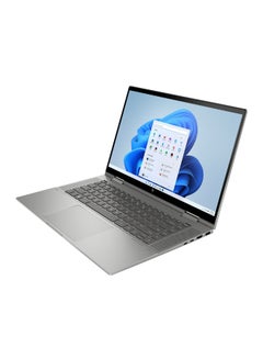 HP Envy x360 Convertible 2-In-1 Laptop With 15.6-Inch FHD IPS Display, Core i5-1335U Processer/8GB RAM/512GB SSD/Intel XE Graphics/Windows 11/ English Mineral Silver  - Image 2