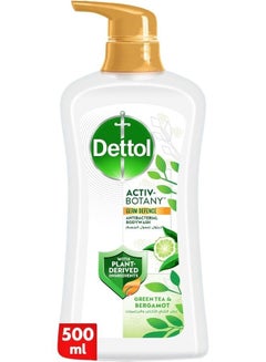 Dettol Green Tea And Bergamot Activ Botany Antibacterial Liquid Handwash White 500 Mlml  - Image 1