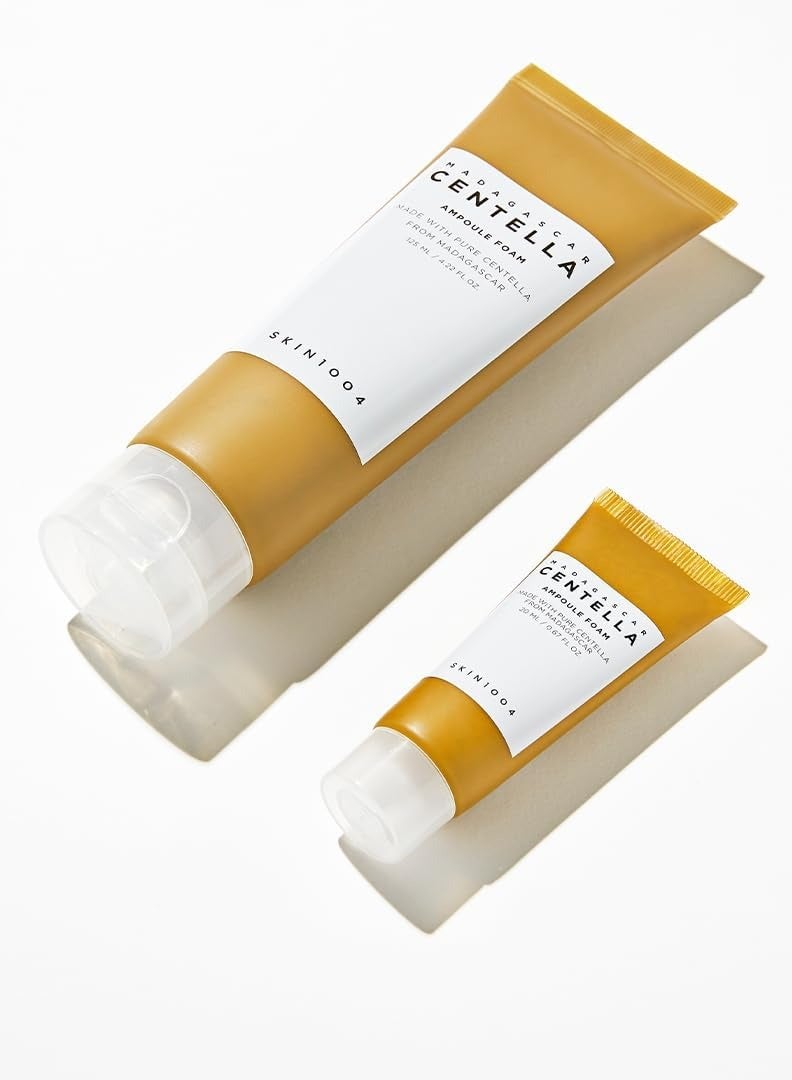 skin1004 Madagascar Centella Travel Kit, Toner, Ampoule, Soothing Cream, Cleansing Oil, Ampoule Foam, Basic Skincare Box, Compact Size, Soothing Calming  - Image 5