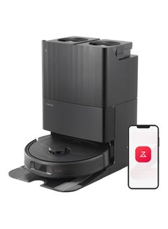 roborock Qrevo S Robot Vacuum and Mop, Self-Drying, Auto Mop Washing, 7000Pa Suction, Self-Emptying & Refilling, 10mm Mop Lifting, 200RPM Spinning Mops, Smart Obstacle Avoidance 1 mW Qrevo S Black 